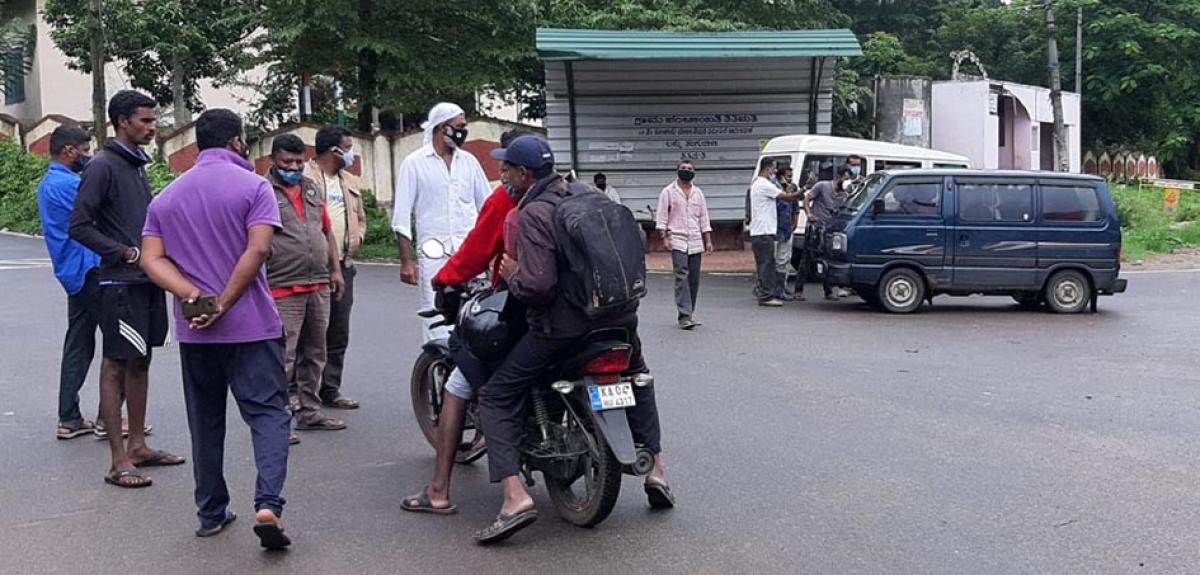 Undeclared bandh-like situation in Gonikoppa