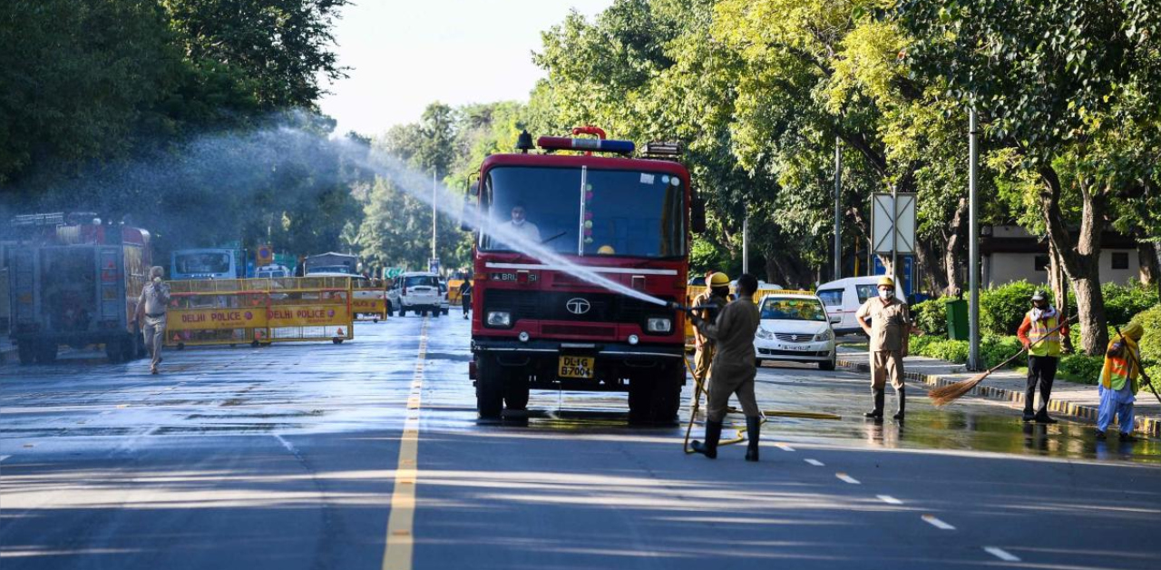 Spraying disinfectant on people and outdoor spaces won't contain Covid-19, Centre tells SC