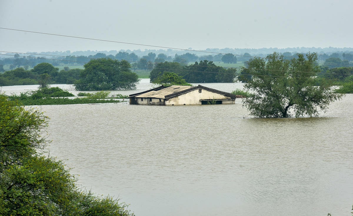 Swollen Bhima unleashes misery in Kalaburagi, Vijayapura
