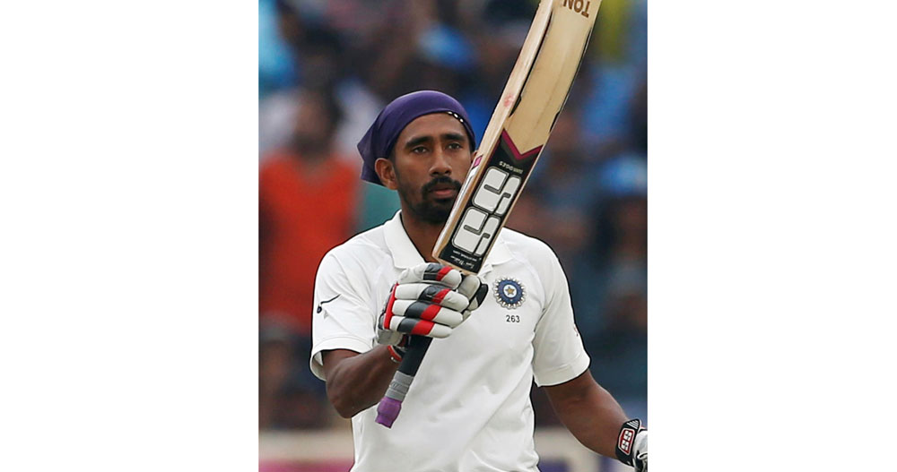 Wriddhiman Saha stays steady amidst adversity