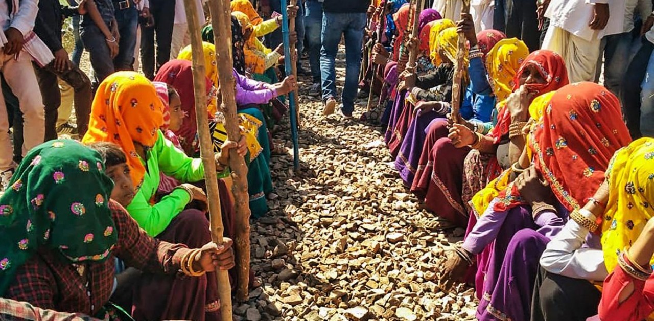 Train services on Delhi-Kota-Mumbai route hit as Gujjars protest for reservation