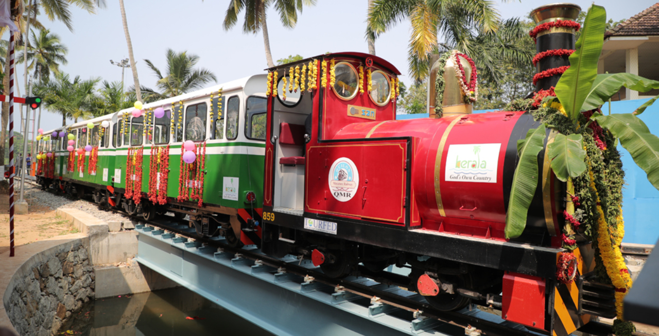 India's first of its kind solar miniature train in Kerala