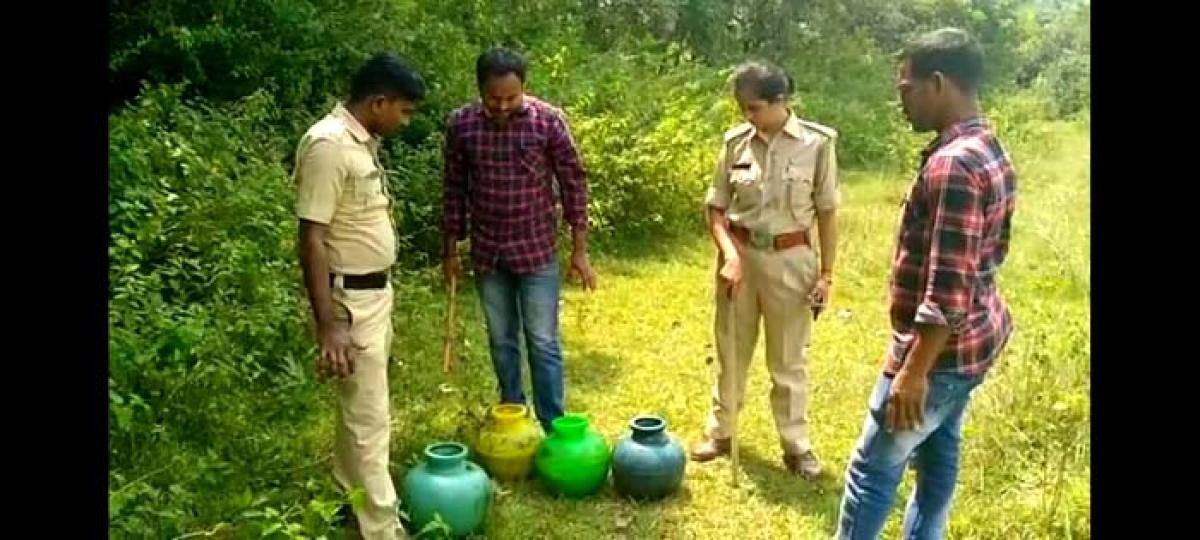 Jaggery wash seized