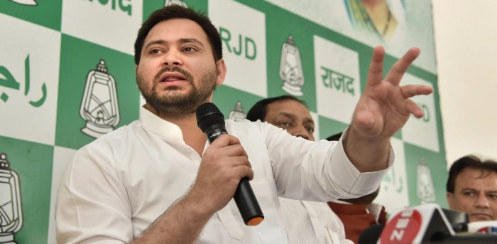 JD(U) submits memorandum to Election Commission against Tejashwi Yadav, Tej Pratap