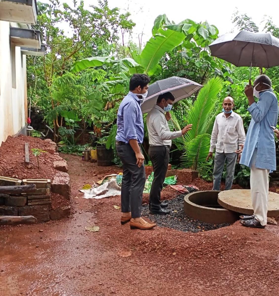Balepuni GP shows way in percolation, soak pits construction