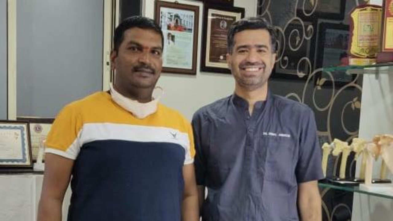 Apollo Spectra Hospital performs hip replacement with Bioloy implants on a vegetable vendor for avascular necrosis