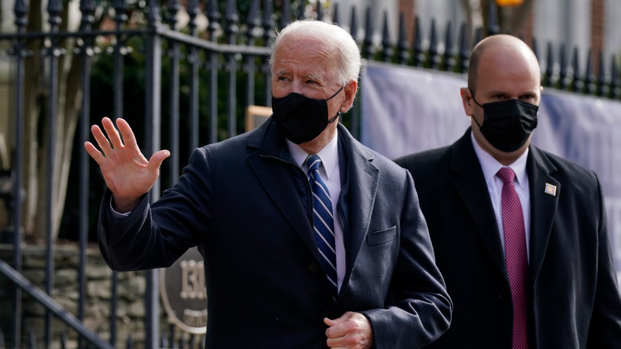 Joe Biden attends Mass at Washington church he frequented as Vice President