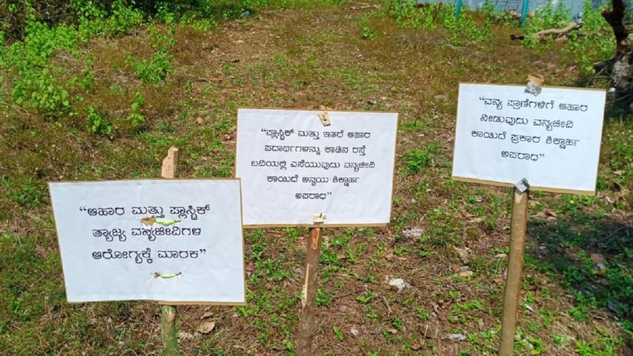 Fine on feeding wild animals on Agumbe Ghat
