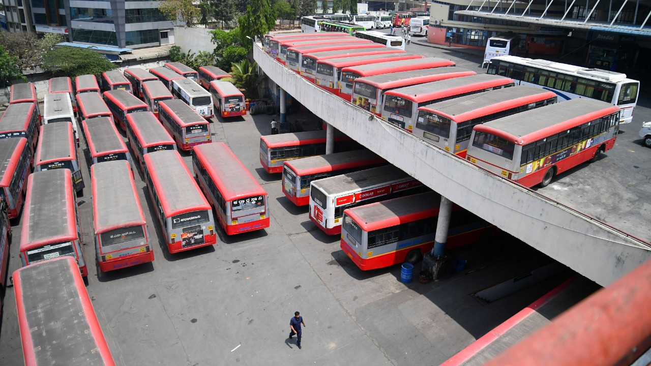 Karnataka bus strike: 60 buses damaged in 6 days
