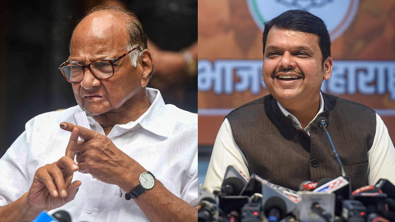 फडणवीसांच्या धमकीमुळे आमची झोप उडाली ; शरद पवारांचा खोचक टोला