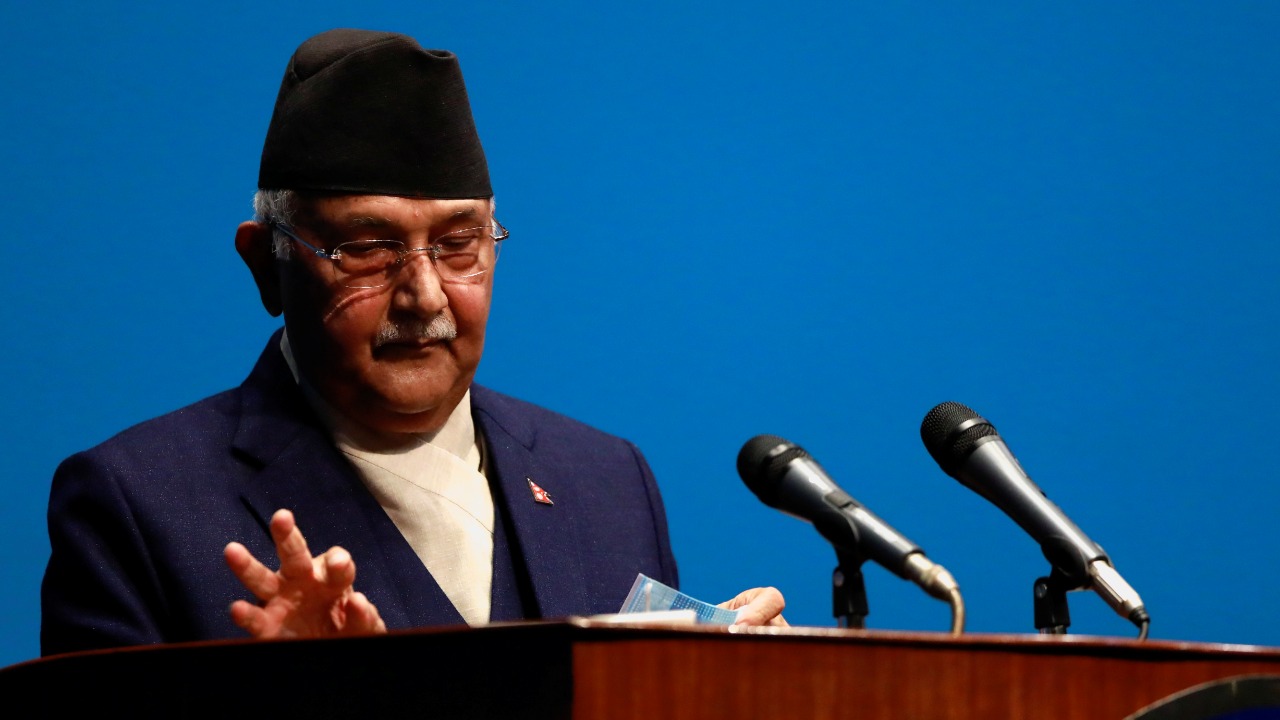 Oli stakes claim to become Nepal PM after Prachanda loses trust vote in Parliament