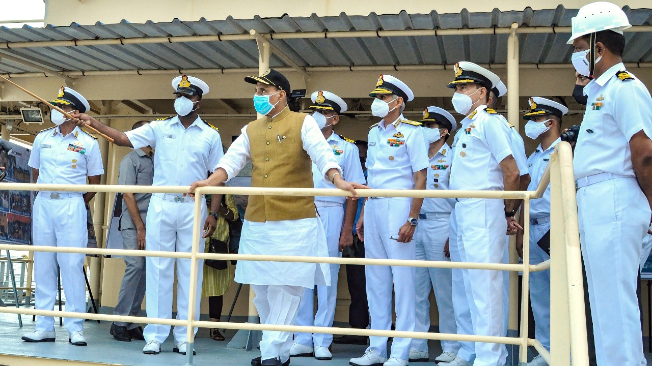 India should aim to be among world's top 3 naval powers in 10-12 years: Rajnath Singh