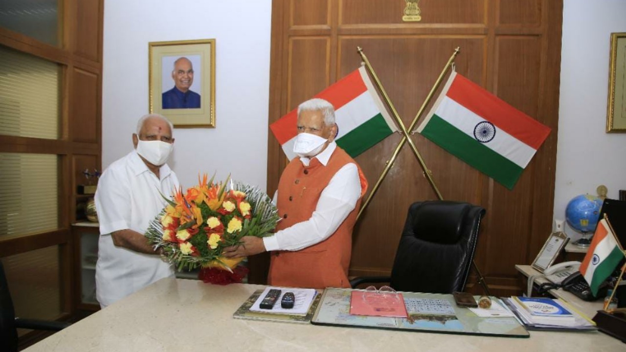 B S Yediyurappa meets Karnataka Governor, vows to bring BJP back to power in 2023
