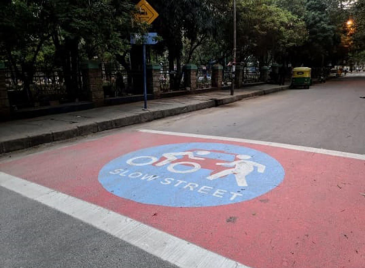  Bengaluru gets its first ‘slow street’