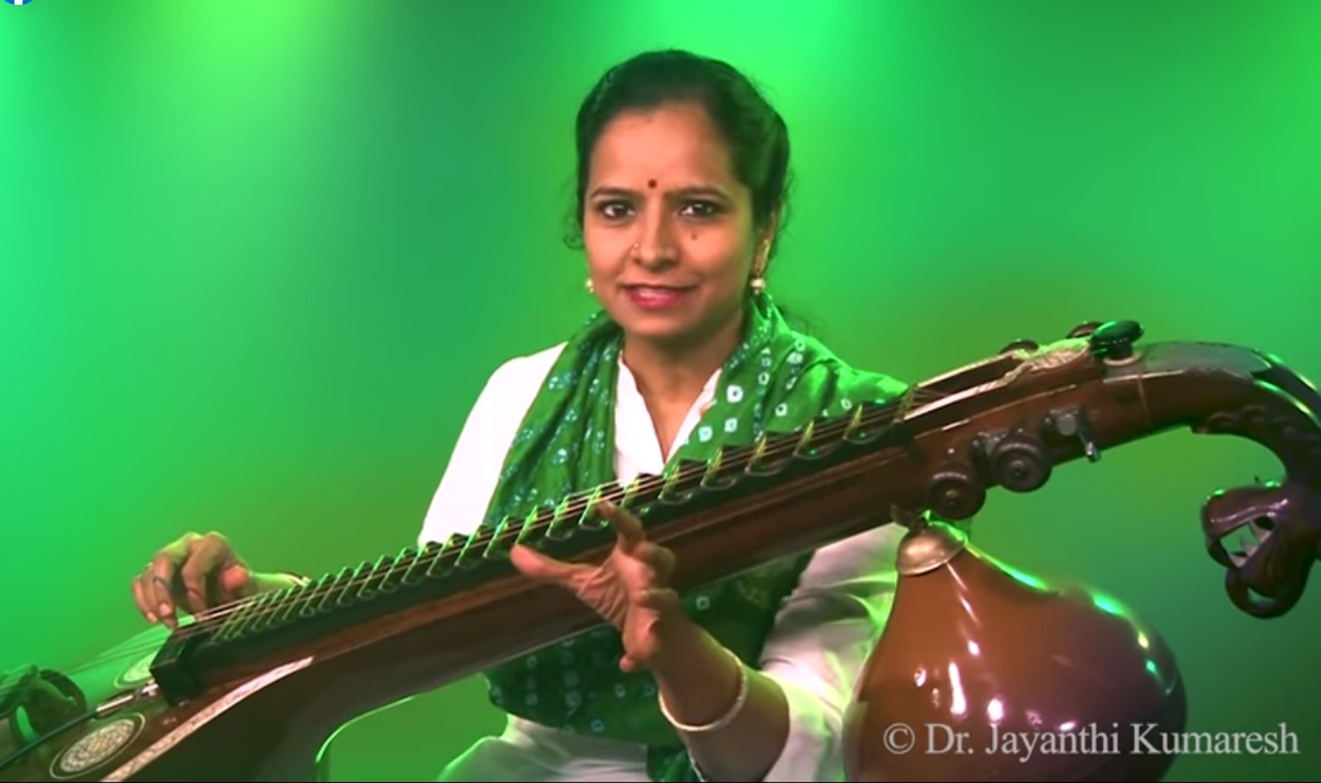 Jayanthi Kumaresh uses veena to tell kids stories
