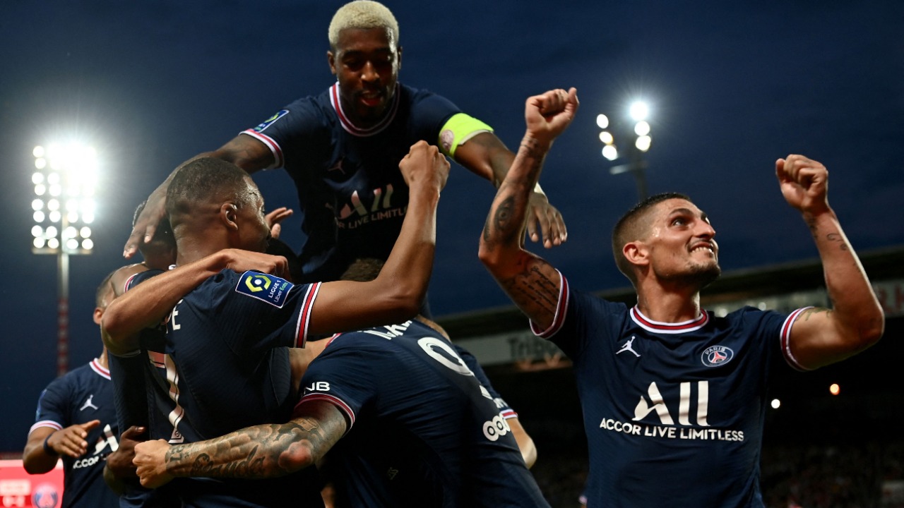 No Messi as Di Maria scores in PSG's 4-2 win vs Brest