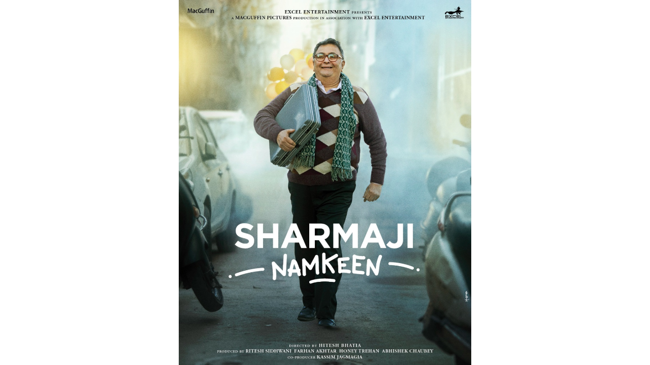 'Sharmaji Namkeen': First look poster of Rishi Kapoor's last movie unveiled on his birth anniversary