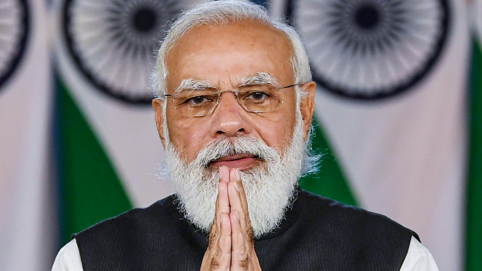 PM Modi pays tributes to freedom fighter Shyamji Varma