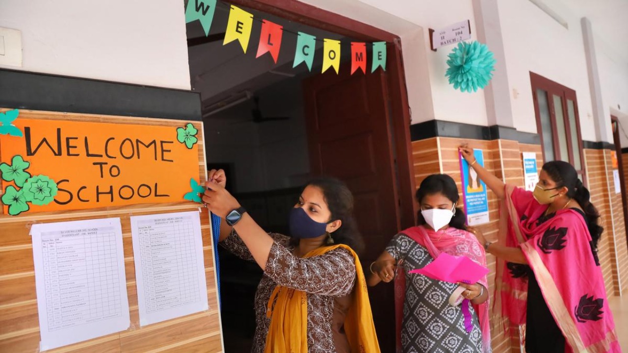 Students, teachers and parents excited as schools reopen in Kerala