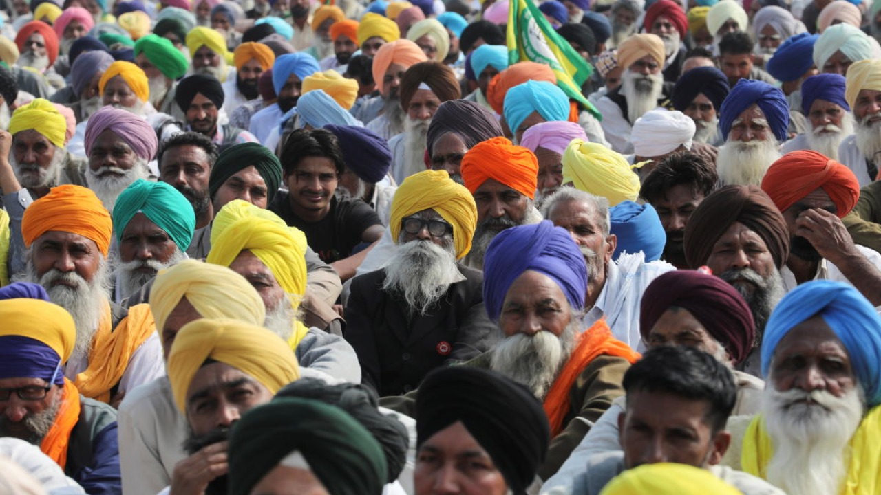 Farmers celebrate one year of protests at Delhi borders