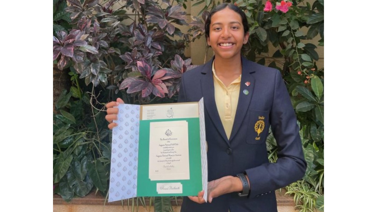 Avani Prashanth invited to play at iconic Augusta