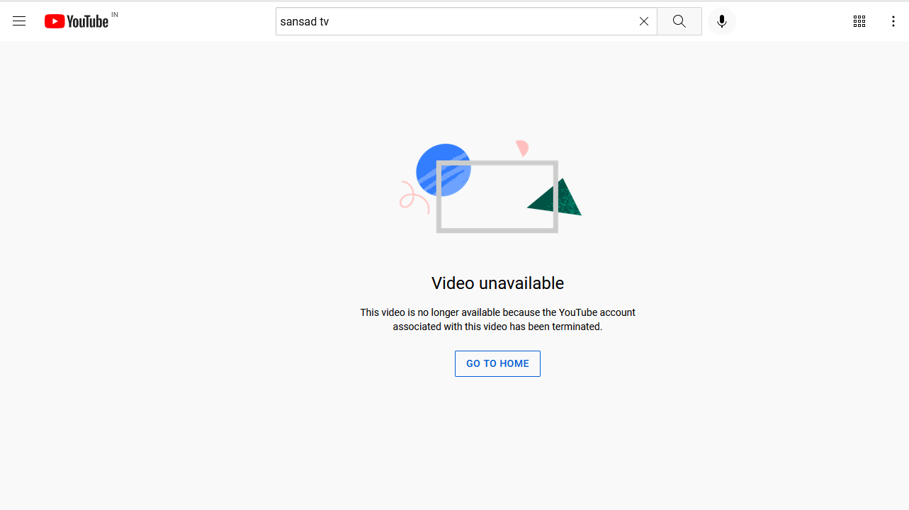 Sansad TV YouTube channel compromised by scamsters