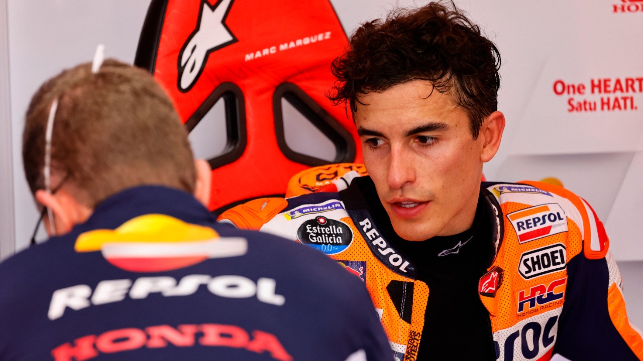 MotoGP legend Marquez 'OK' after 'really big crash'