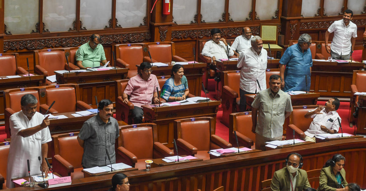 Opposition corners govt on KIADB land allotment