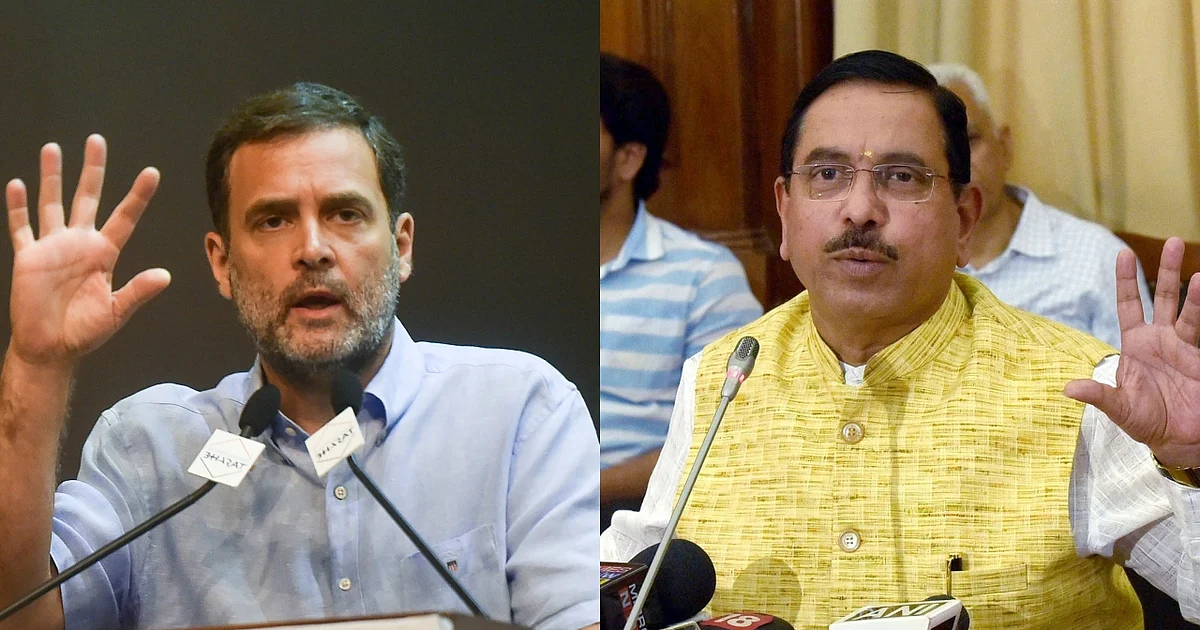 SIR Controversy: Pralhad Joshi Calls Rahul Gandhi’s Allegations 'Illogical'