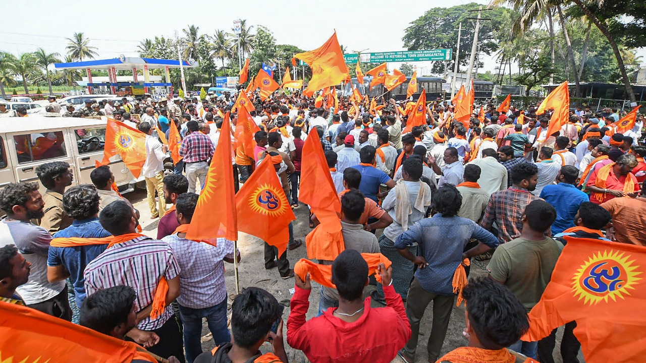 Why is Sangh Parivar engaged in rewriting history?