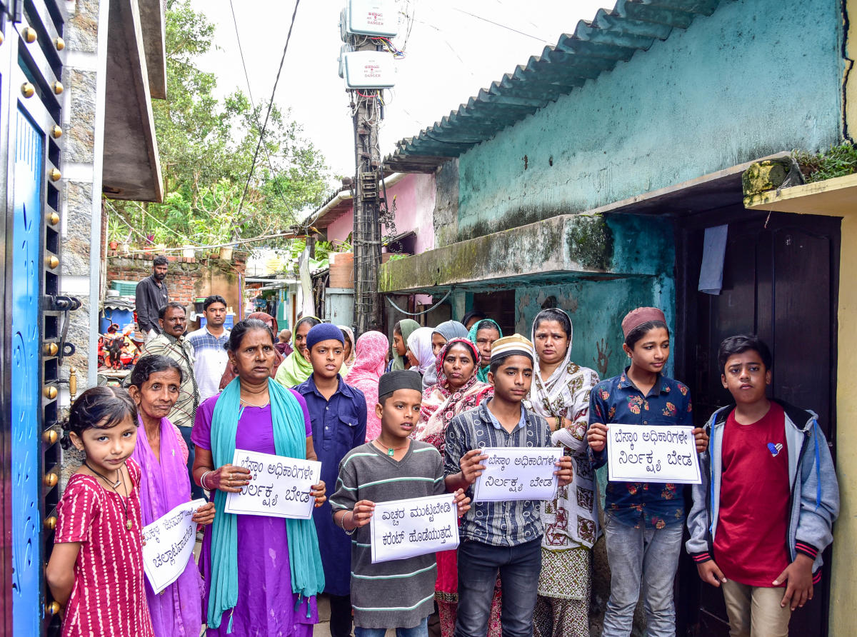 Locals hold silent protest after boy's electrocution