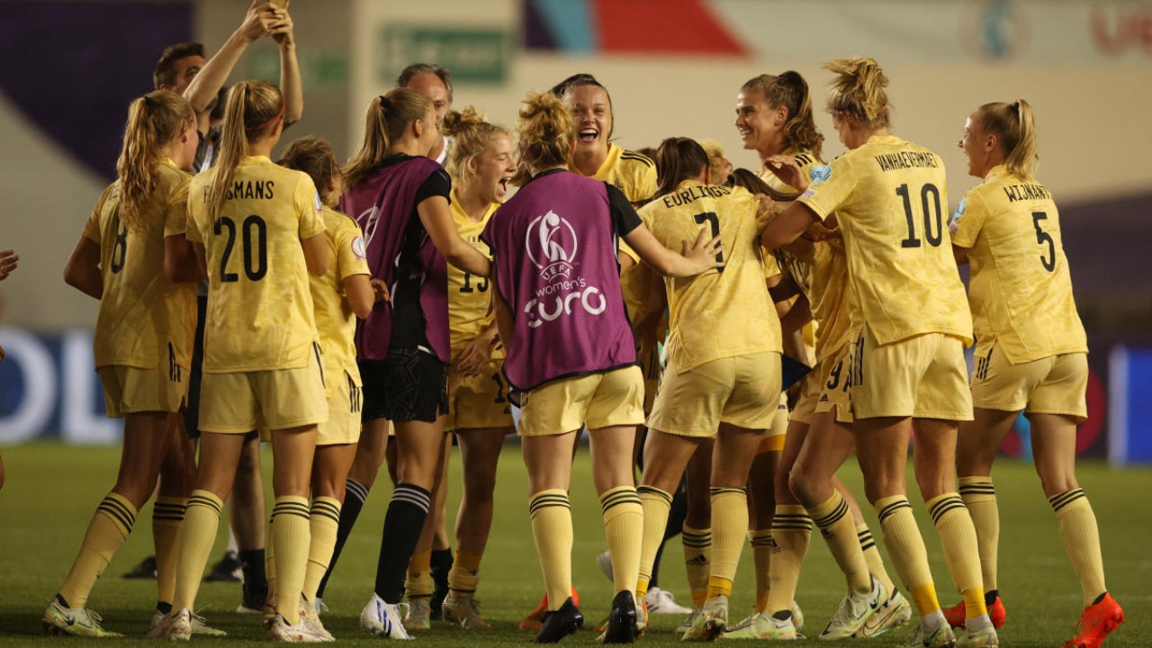 Belgium into Women's Euro quarters as Italy crash out