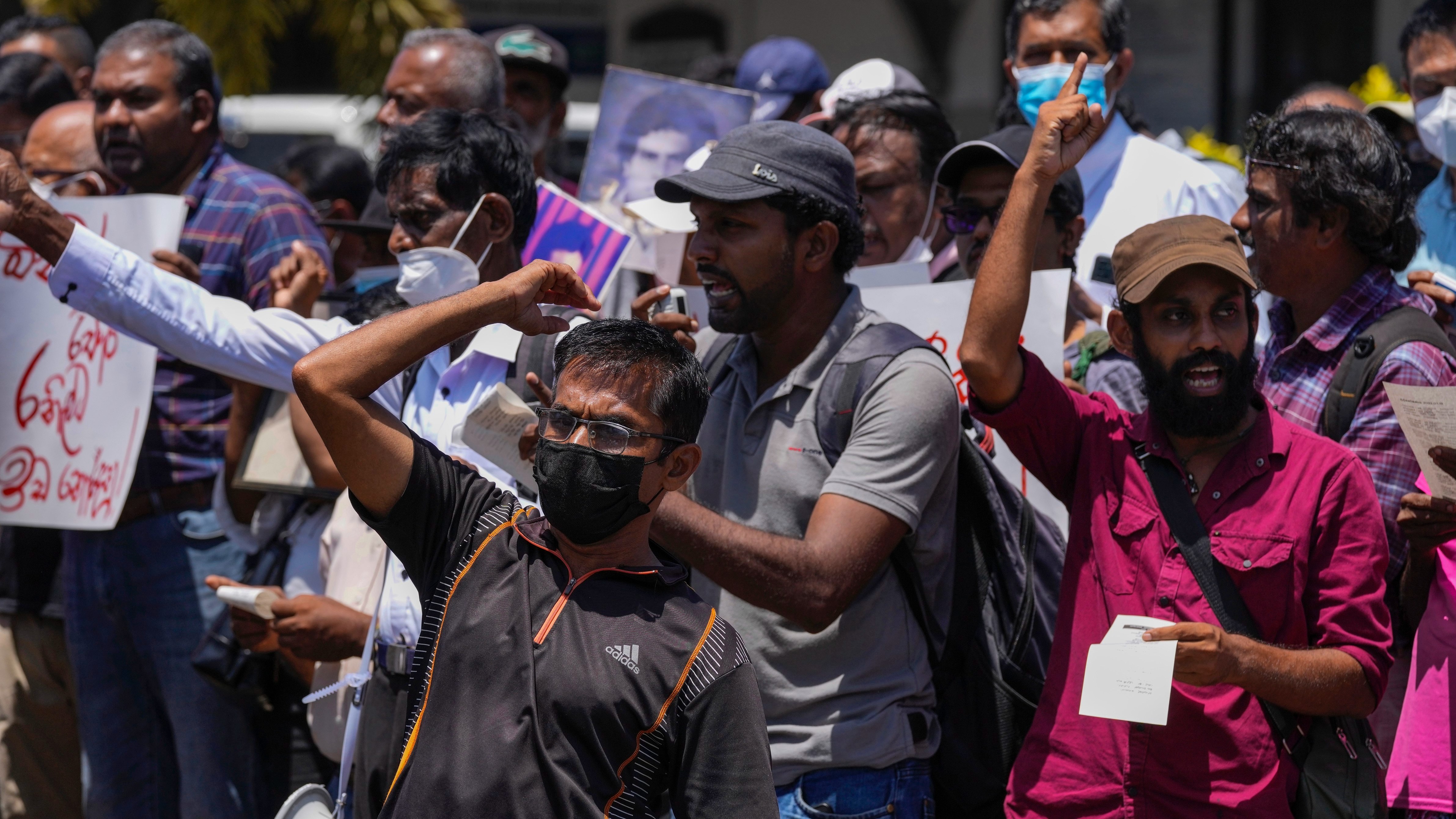 Sri Lankans to protest against Wickremesinghe's bid for president