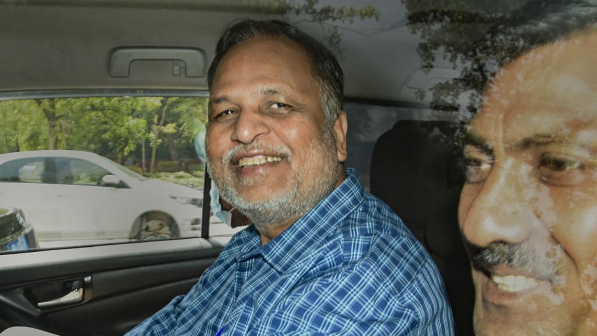 Delhi: Satyendar Jain erscheint vor dem ACB zur Befragung im Fall des Baus ...