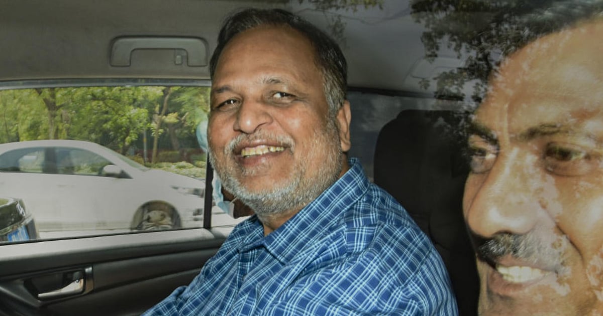 Delhi: Satyendar Jain erscheint vor dem ACB zur Befragung im Fall des Baus ...