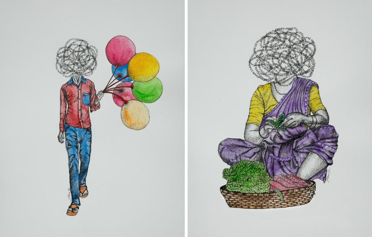 Solo art show on human thoughts