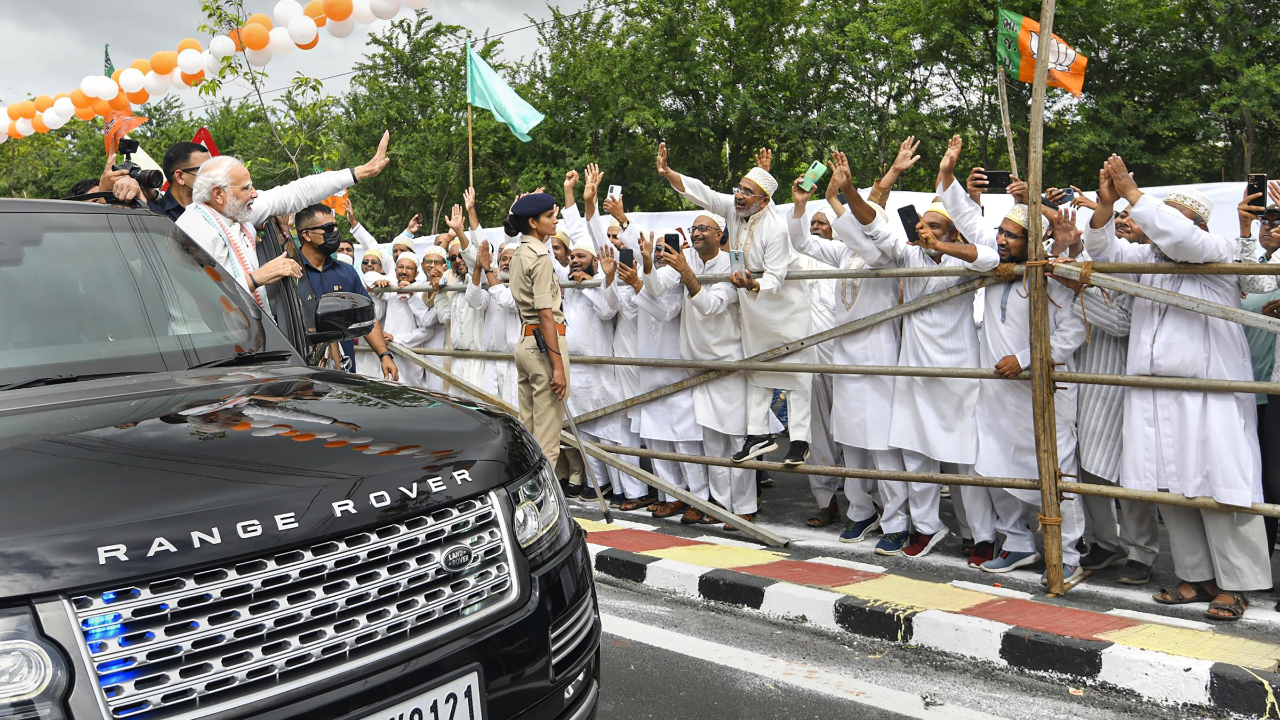 PM Modi holds roadshow in Bhuj on second day of Gujarat visit