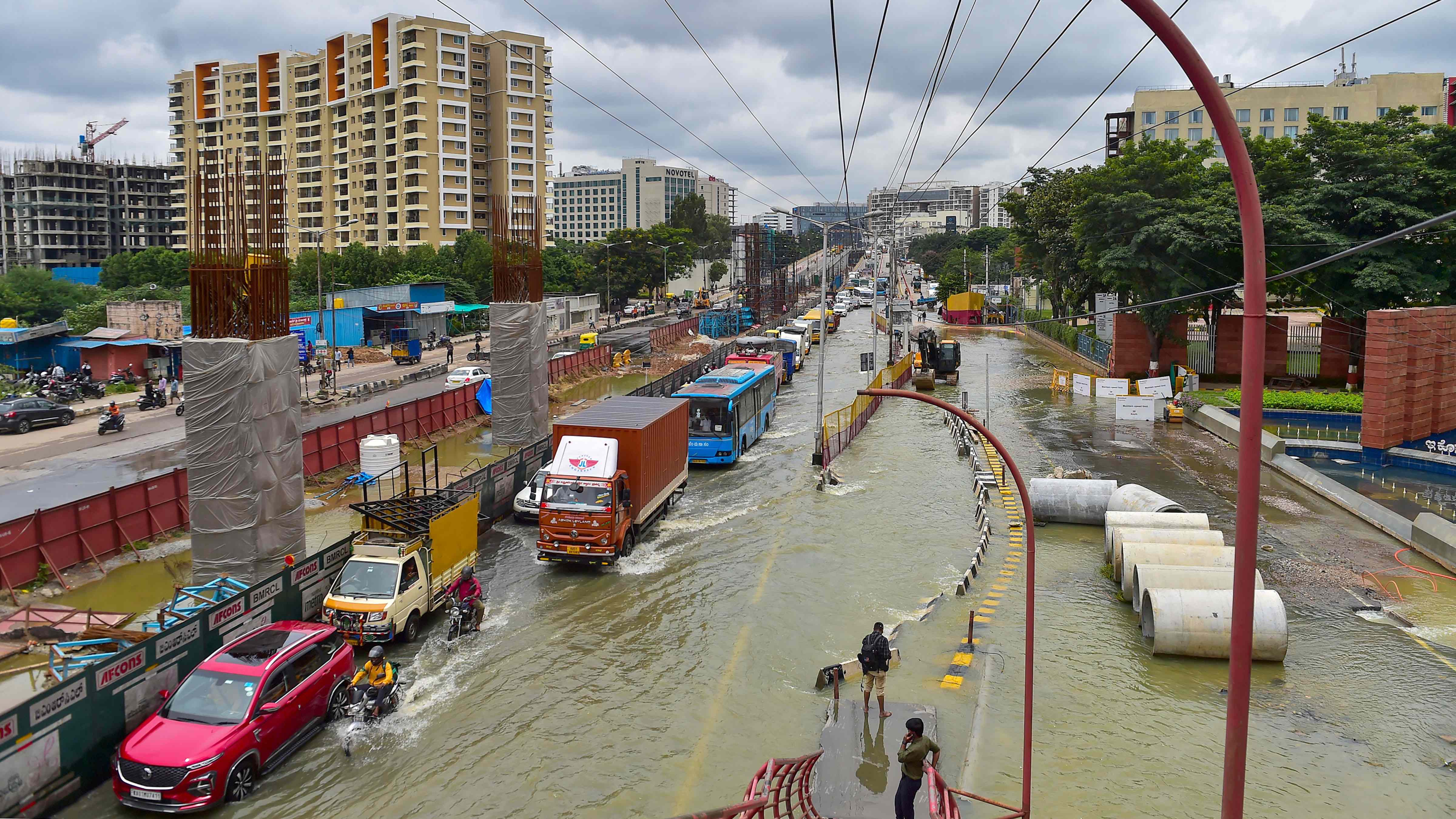 Torrential rains lash IT corridor in Bengaluru, red alert for coastal Karnataka