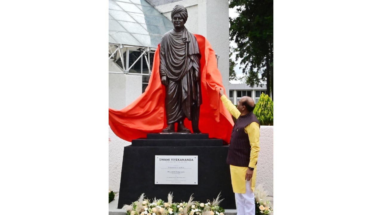 Swami Vivekananda's first statue in Latin America unveiled by Lok Sabha Speaker in Mexico