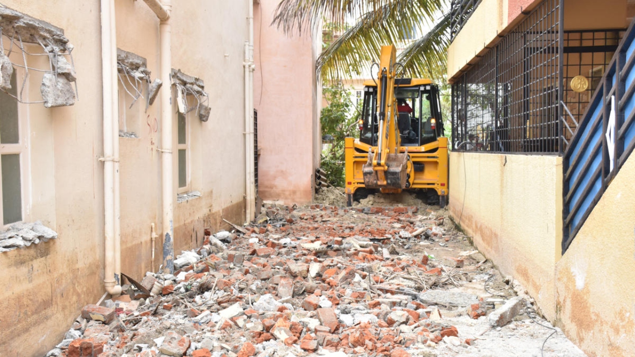 Drain encroachment: Permanent structures built at 45% places