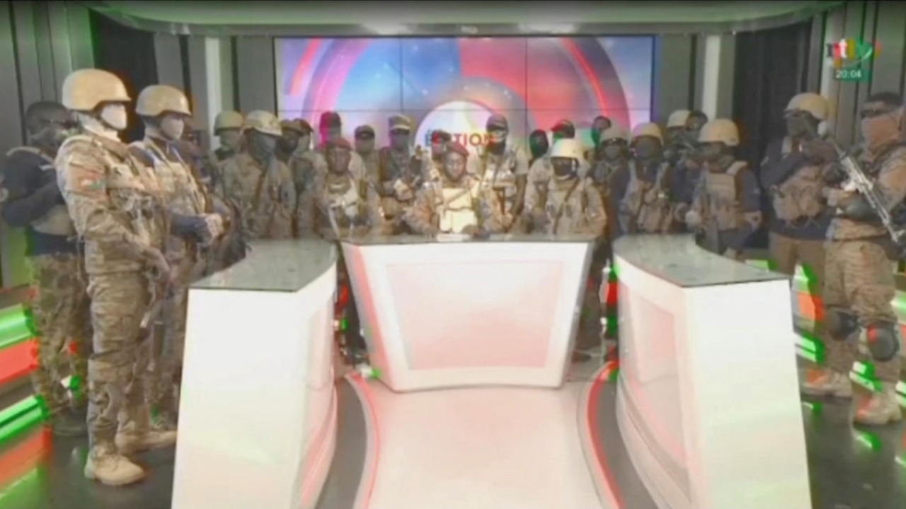 Coup in Burkina Faso as military officers dismiss junta leader