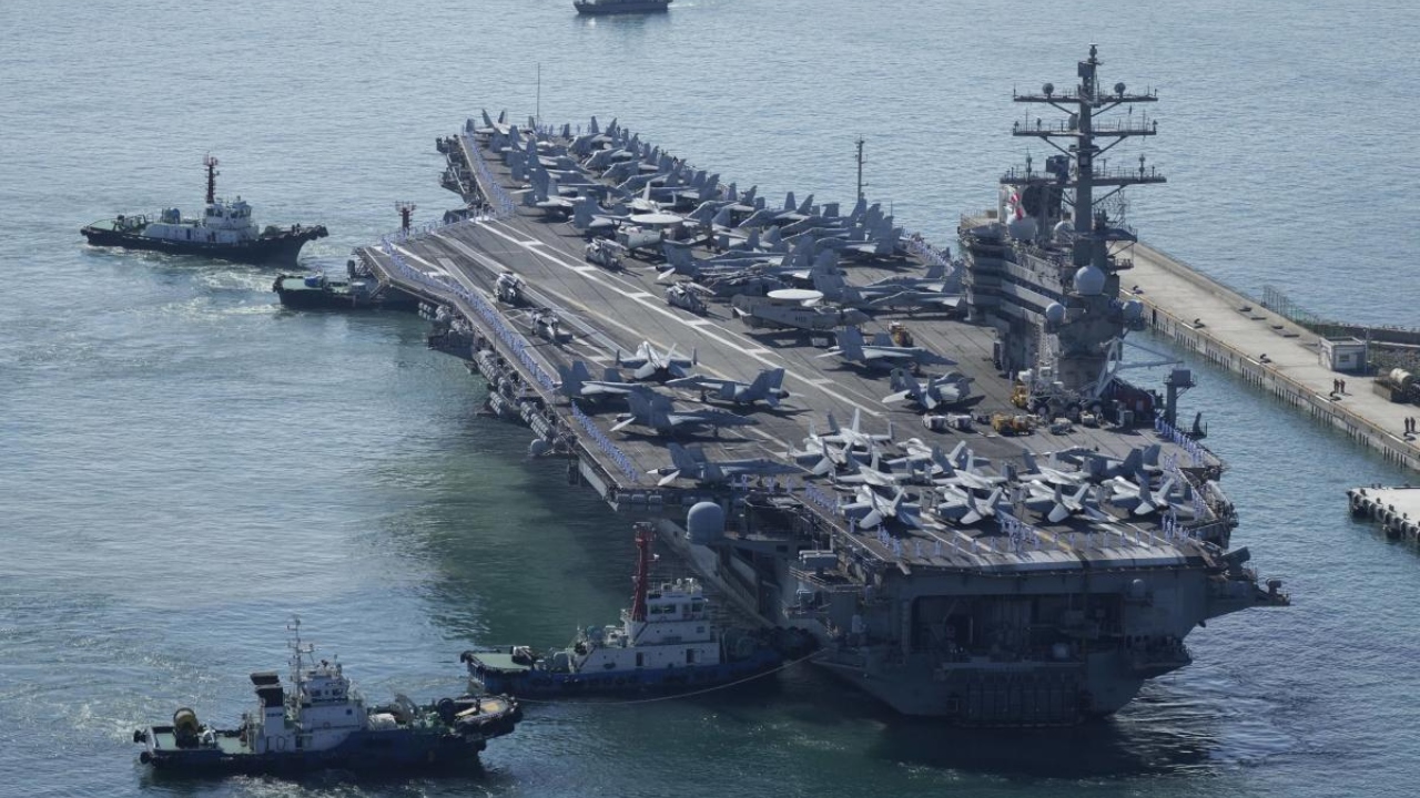 South Korea, US stage drills with aircraft carrier after North Korean missile launches