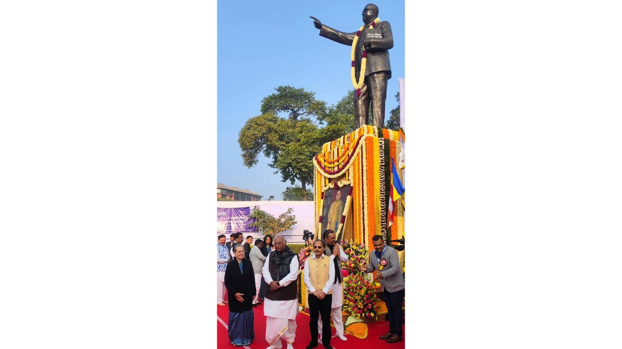 Time to reaffirm ideals of liberty, equality, fraternity: Congress pays tributes to Ambedkar