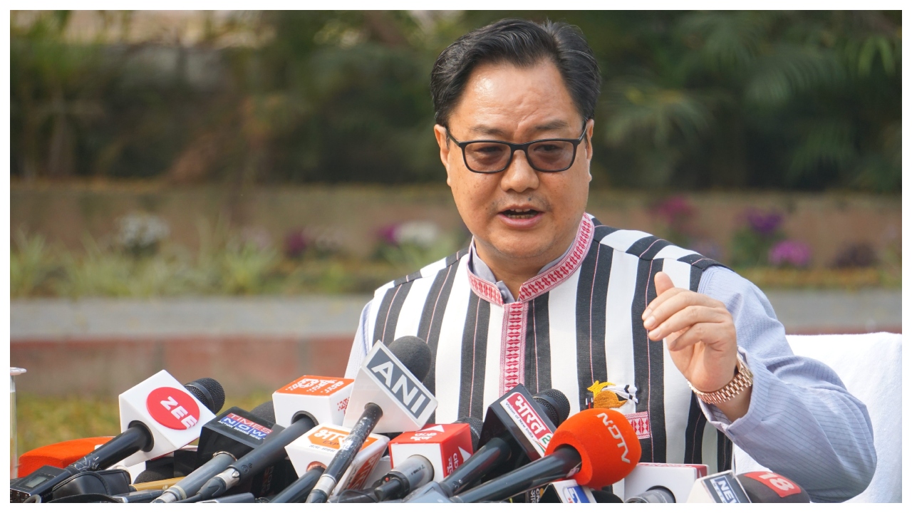 Rahul speaking the language of anti-India forces, says Rijiju