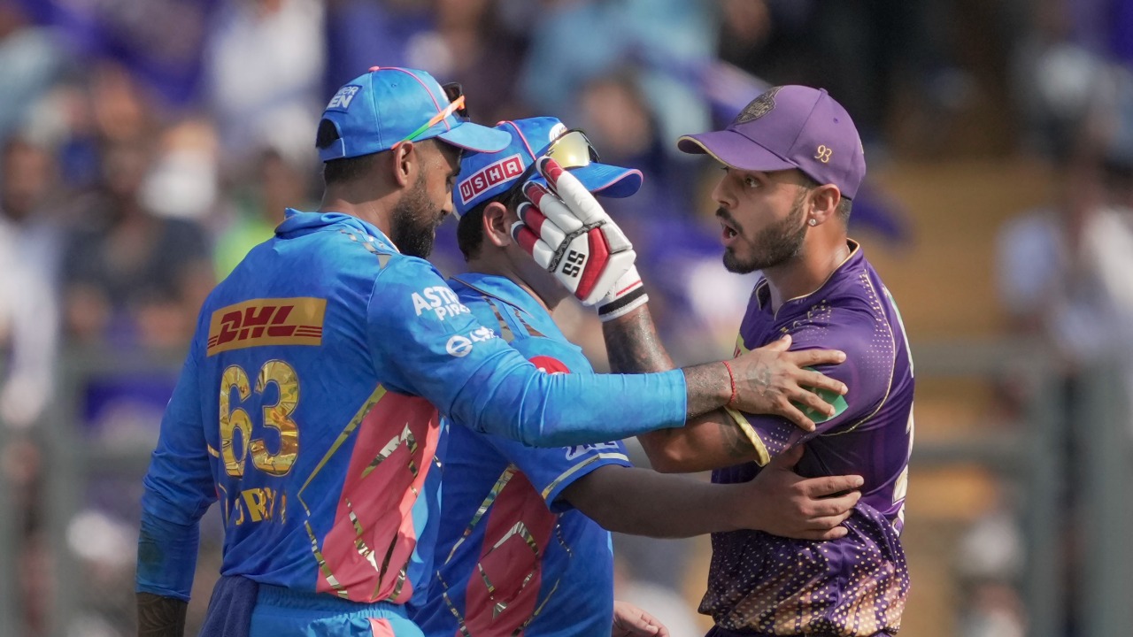 Nitish Rana, Hrithik Shokeen rivalry spills into IPL