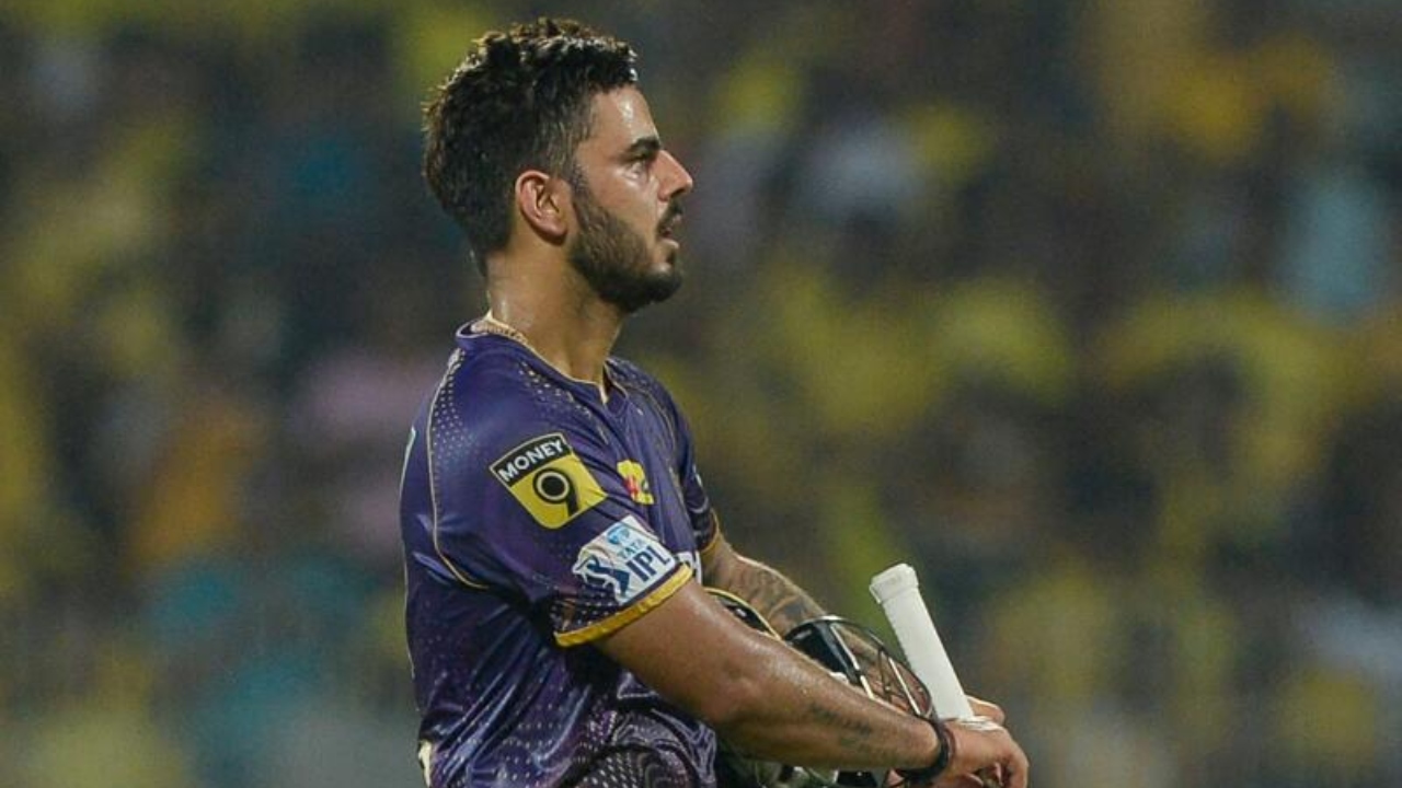 KKR skipper Nitish Rana fined Rs 24 lakh for slow over rate