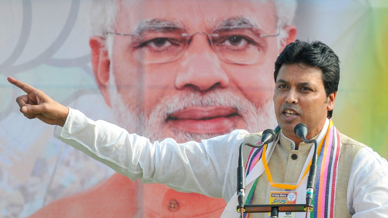 Four independent MLAs meet Biplab Dev amid tensions in Haryana's coalition govt