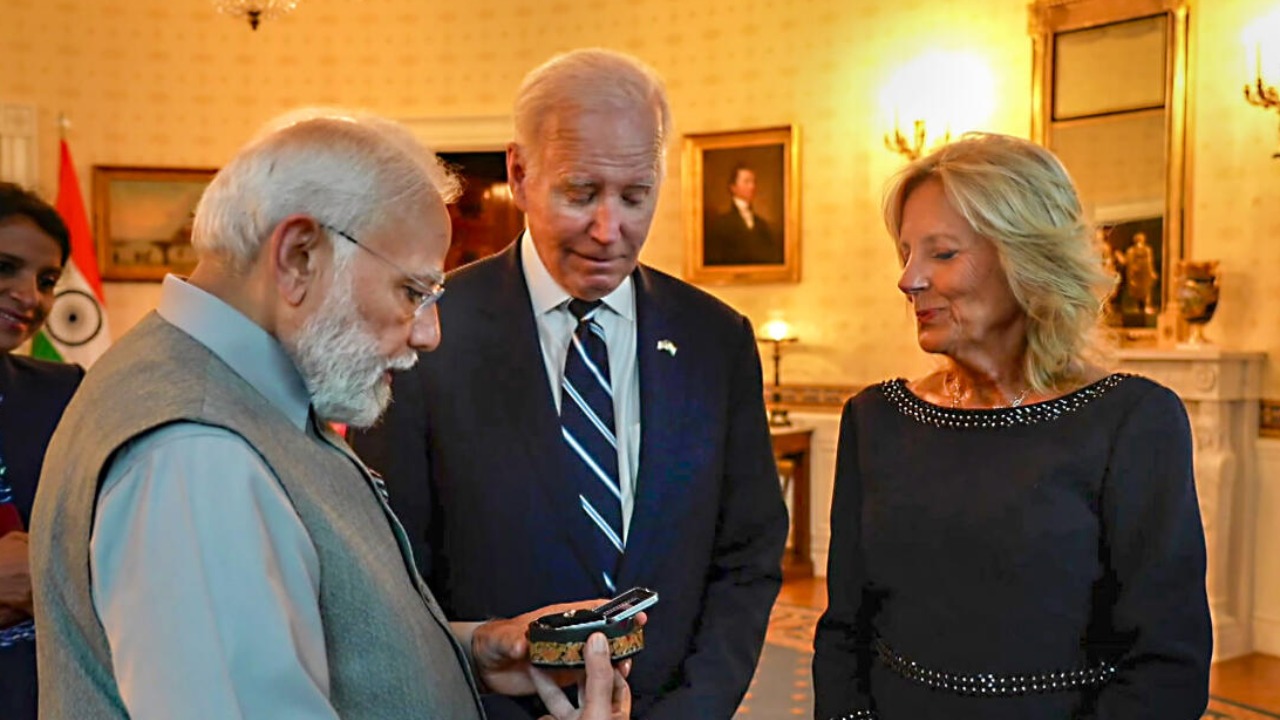 $20,000 diamond by PM Modi was priciest gift from any foreign leader Jill Biden received in 2023