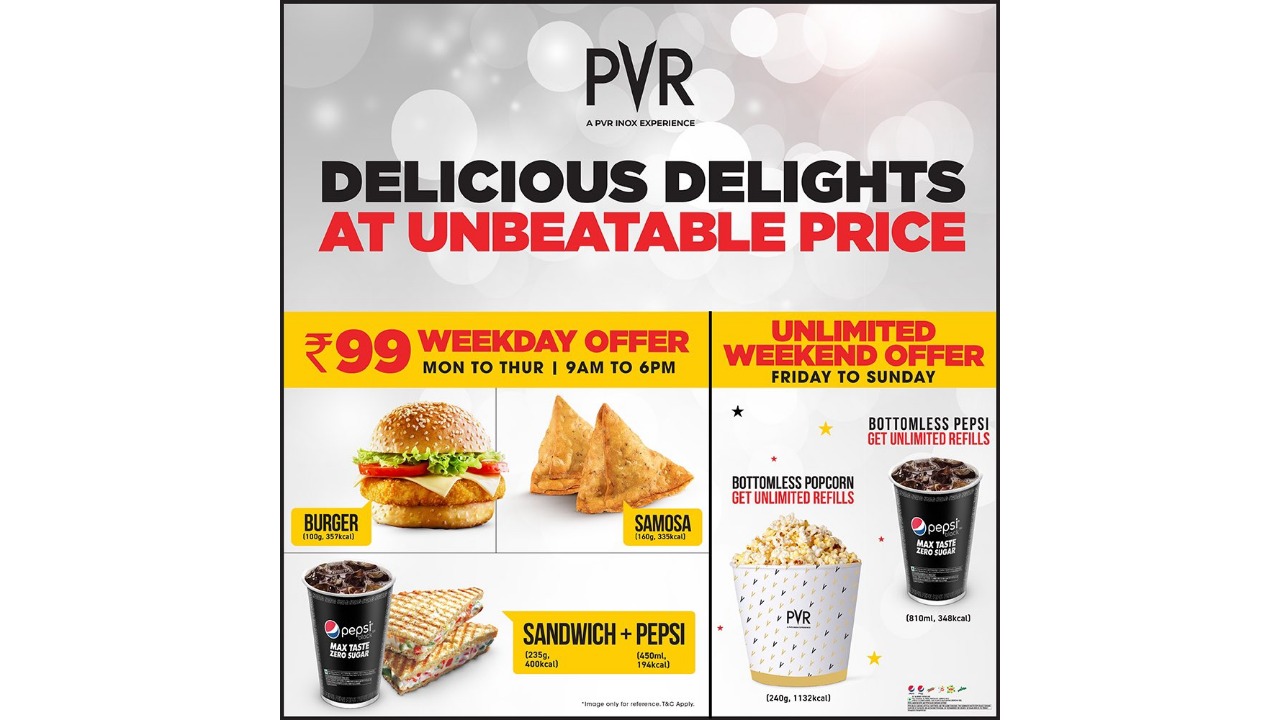 PVR Inox slashes food & beverage prices by up to 40%