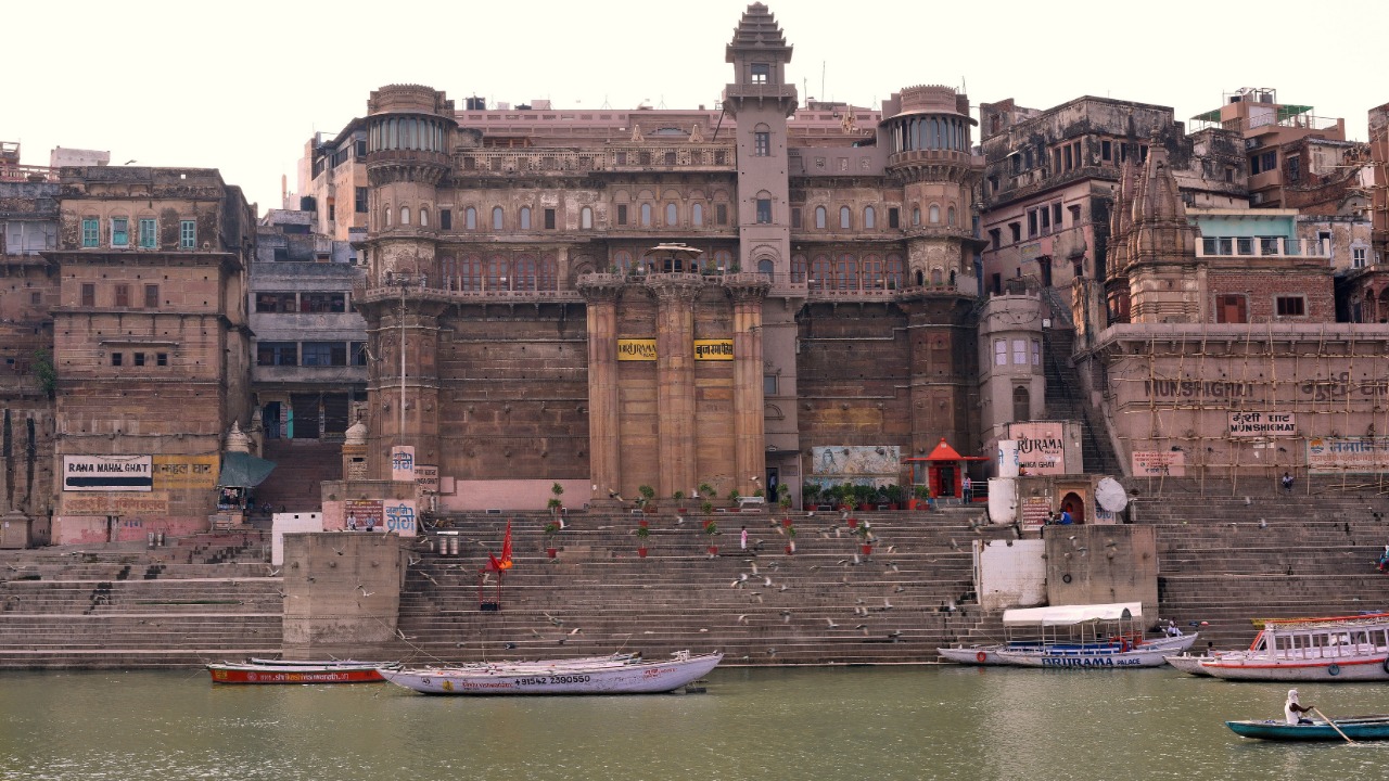 The facade of the Brij Rama Palace, Varanasi. Credit: Brij Rama Palace